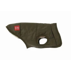 51 Degrees North Jules Coat Beige&Olijfgroen - Hondenkleding