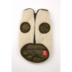 51 Degrees North Jules Coat Beige&Olijfgroen - Hondenkleding