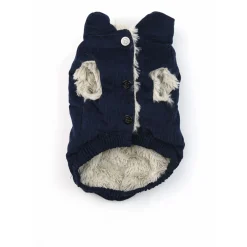 51 Degrees North Velours Dark Navy - Hondenkleding