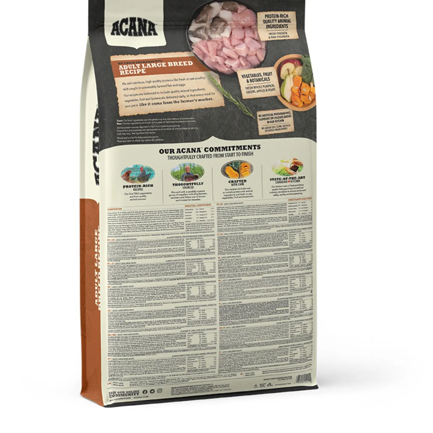 Acana Heritage Adult Large Breed - Hondenvoer - Kip 11.4 kg