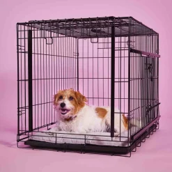 Adori Bench Met 2 Schuifdeuren Zwart - Hondenbench