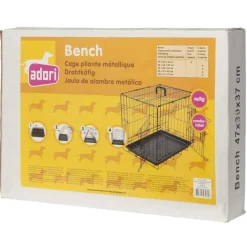 Adori Bench Zwart - Hondenbench