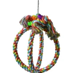 Adori Cotton Sphere - Vogelspeelgoed - 30x2 cm Multi-Color