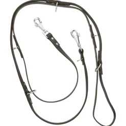 Adori Dresseerlijn Softleder Met Print - Hondenriem - 300x1.8 cm Donkerbruin M/L