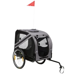 Adori Fietskar Doggy Liner Economy - Hondenfietskar - 125x95x75 cm Grijs Zwart
