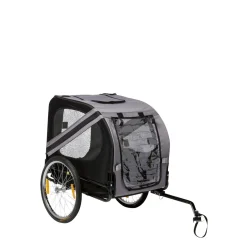 Adori Fietskar Doggy Liner Economy - Hondenfietskar - 125x95x75 cm Grijs Zwart