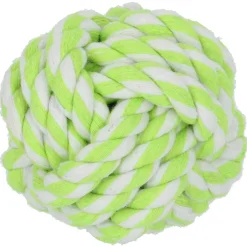 Adori Flos Bal Wit&Lime - Hondenspeelgoed