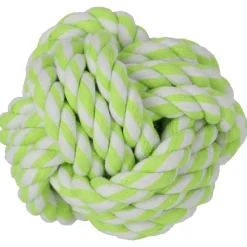 Adori Flos Bal Wit&Lime - Hondenspeelgoed