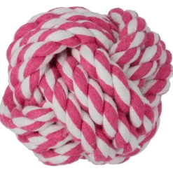 Adori Flos Bal Wit&Pink - Hondenspeelgoed