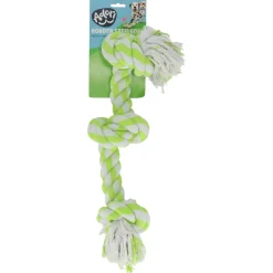 Adori Flostouw Xl Wit&Lime - Hondenspeelgoed