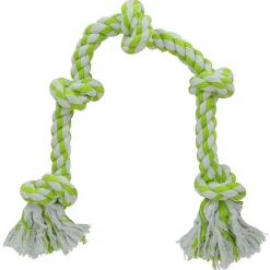 Adori Flostouw Xl Wit&Lime - Hondenspeelgoed