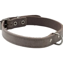 Adori Halsband Vintage Leder Geniet Bruin - Hondenhalsband