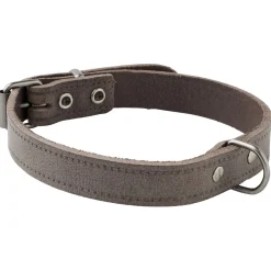 Adori Halsband Vintage Leder Geniet Bruin - Hondenhalsband