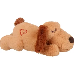 Adori Heart Beat Geruststellend Hondje Bo - Hondenspeelgoed - 31x12x11 cm Bruin