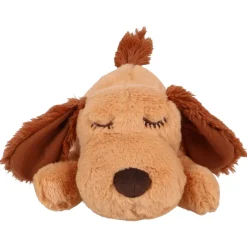 Adori Heart Beat Geruststellend Hondje Bo - Hondenspeelgoed - 31x12x11 cm Bruin