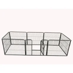 Adori 8-Hoekige Puppyren - Hondenbench - 76x81 cm Grijs