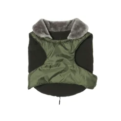 Adori Hondenjas Met Pluche Kraag Groen - Hondenkleding