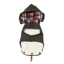 Adori Hondenjas Uitneembare Voering Zwart&Ruit - Hondenkleding