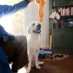 Adori Hondenspeelgoed Skinny Eend - Knuffel - 40 cm Geel