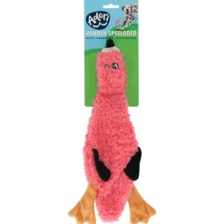 Adori Hondenspeelgoed Skinny Flamingo - Knuffel - 40 cm Pink
