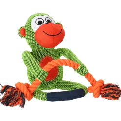 Adori Hondenspeeltje Aap/Eend - Hondenspeelgoed - Assorti 37/45 Cm