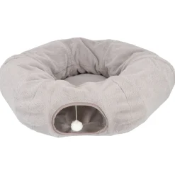 Adori 2-In-1 Kattentunnel Mittens - Kattenspeelgoed - Ø25x80 cm Grijs