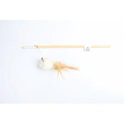 Adori Kattenhengel Lamswol Muis - Kattenspeelgoed - 40 cm Assorti