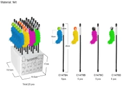 Adori Kattenhengel Veer - Kattenspeelgoed - 45 cm Assorti