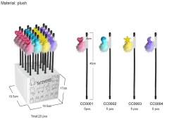 Adori Kattenhengel Veer Pastel - Kattenspeelgoed - 45 cm Assorti