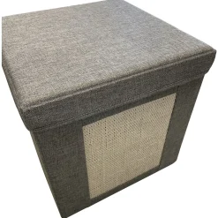 Adori Kattenhuis Met Poef  Moon - Kattenmand - 36.5x36.5x36.5 cm Grijs