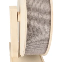 Adori Kattenloopwiel - Kattenspeelgoed - Ø75x33x93 cm Natural Grijs Medium