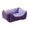 Adori Kattenmandje Suede Milano - Kattenmand - 40x30x16 cm Paars