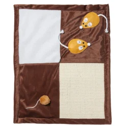 Adori Kattenspeelkleed - Kattenspeelgoed - 57x49 cm Bruin