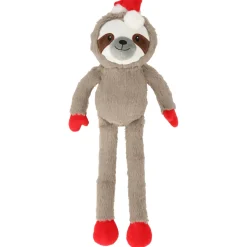 Adori Kerst Luiaard Xl - Hondenspeelgoed - 57x21 cm Grijs