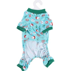 Adori Kerst Pyjama Groen - Hondenkleding