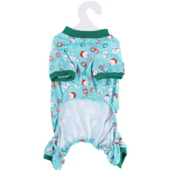 Adori Kerst Pyjama Groen - Hondenkleding