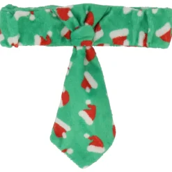 Adori Kerst Stropdas - Hondenkleding - Groen Rood