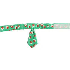 Adori Kerst Stropdas - Hondenkleding - Groen Rood