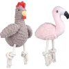 Adori Kip En Flamingo Speelgoed - Hondenspeelgoed - Assorti