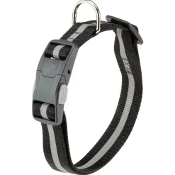 Adori Klikhalsband Reflex Zwart&Reflecterend - Hondenhalsband