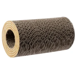 Adori Knaagspeeltje Boomstam Karton - Speelgoed - Ø9.5x18 cm Bruin