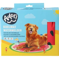 Adori Koelmat Watermeloen - Hondenverkoeling - 60x60 cm Rood Groen