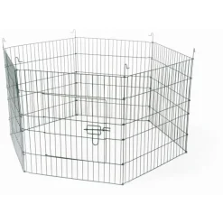 Adori Konijnenren Metaal Zwart - Dierenverblijf