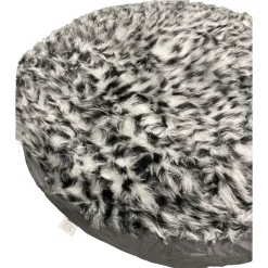 Adori Kussen Rond  Mila - Kattenbed - Ø60x12 cm Grijs Print