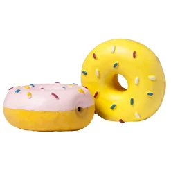 Adori Latex Toy Donut - Hondenspeelgoed - Ø7 cm Assorti