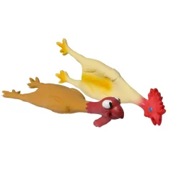 Adori Latex Toy Kip Met Pieper - Hondenspeelgoed - 42 cm Assorti