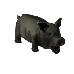 Adori Latex Toy Zwijn Met Pieper - Hondenspeelgoed - 21 cm Grijs