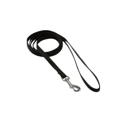 Adori Looplijn Nylon Zwart - Hondenriem