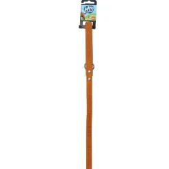 Adori Looplijn Vetleder Gevoerd Handvat - Hondenriem - 130x1.8 cm Cognac Cognac M/L