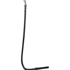 Adori Looplijn Vetleder Met Print - Hondenriem - 130x1.8 cm Zwart M/L